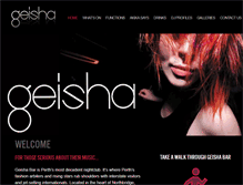 Tablet Screenshot of geishabar.com.au